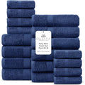 Luxurious 100% Cotton Bath Towel Set of 18 for Ultimate Comfort