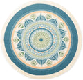 Kids' Meditation Rug - Colorful Mandala Mat for Calm Practice