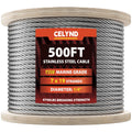 Stainless Steel Cable for Railing 500FT 1/4in T316 - Durable Deck