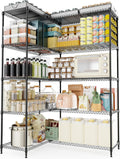 5 Tiers Storage Shelves for Heavy Duty Adjustable Metal Units