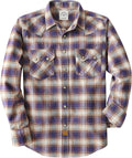 Dubinik Flannel Shirt for Men: Cozy Long Sleeve Plaid Style