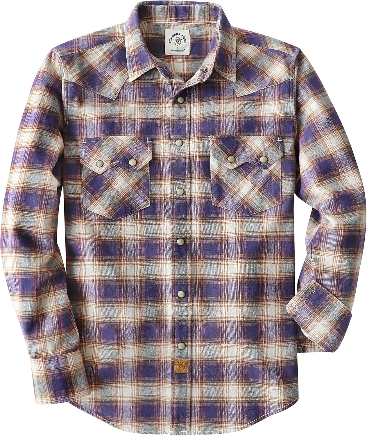 Dubinik Flannel Shirt for Men: Cozy Long Sleeve Plaid Style