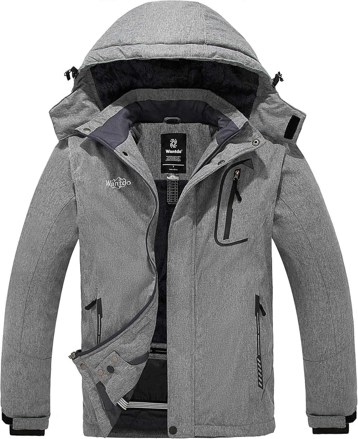 Wantdo Men's Waterproof Ski Jacket - Ultimate Winter Warmth!