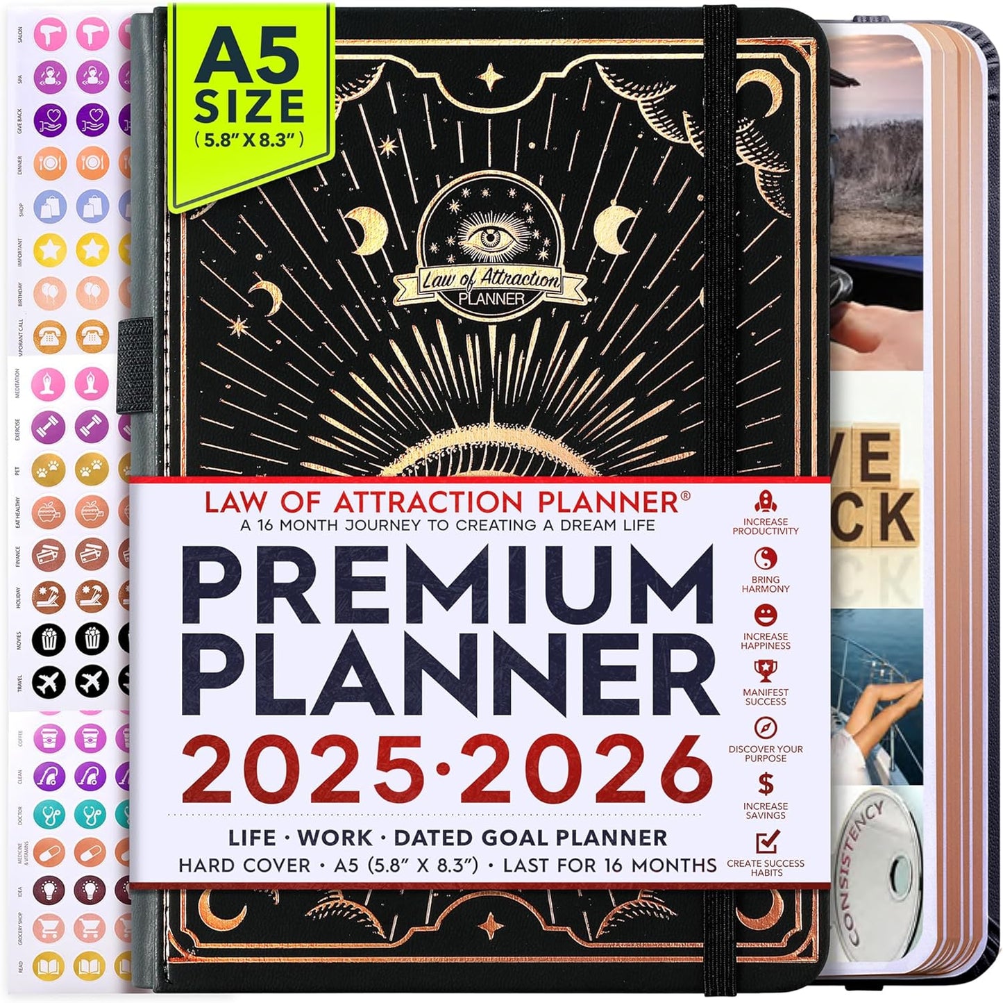 2025-2026 Life Planner for Focus & Productivity Goals