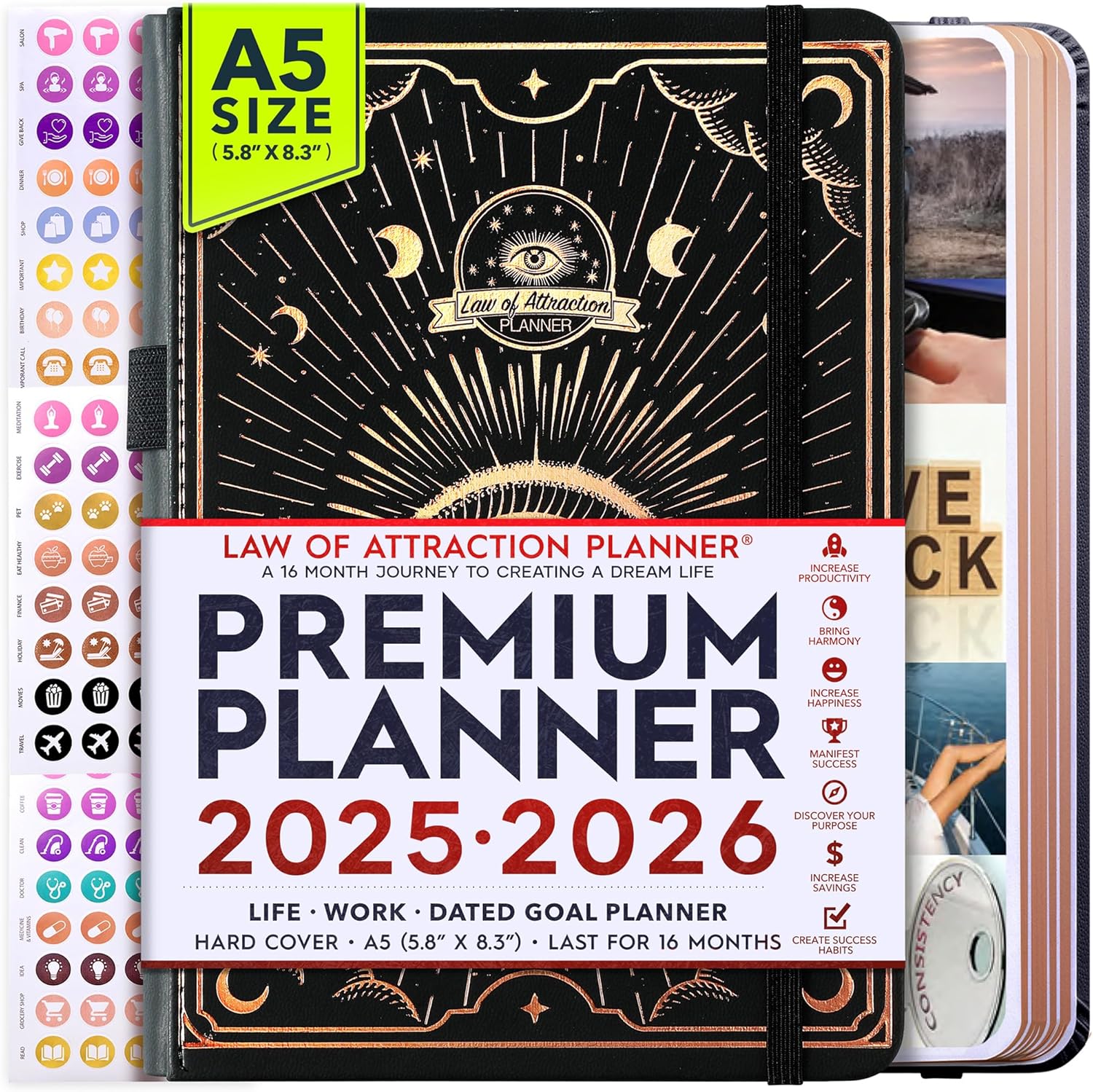 2025-2026 Life Planner for Focus & Productivity Goals