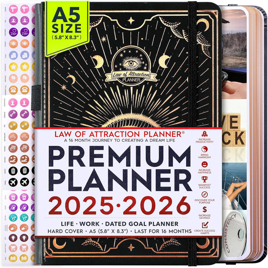 2025-2026 Life Planner for Focus & Productivity Goals