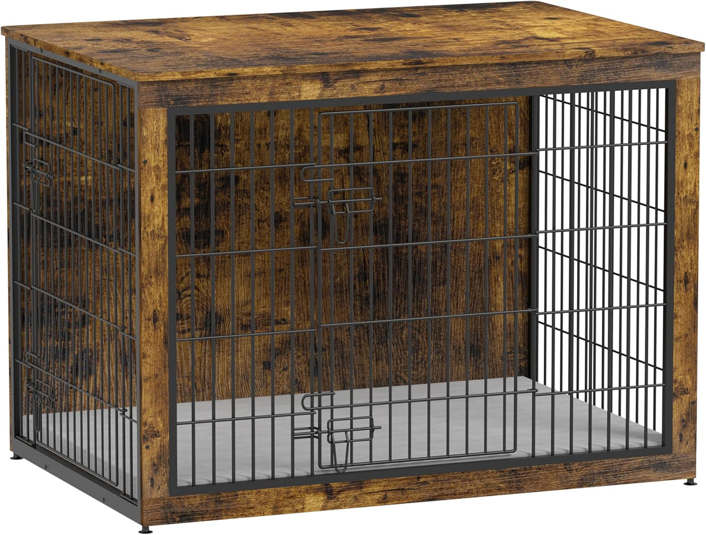 Piskyet Dog Crate Furniture with Cushion for Large Breeds
