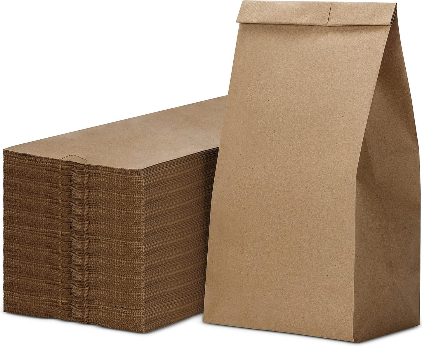 Culinware Kraft Paper Bags - Durable Brown Snack and Lunch Bags
