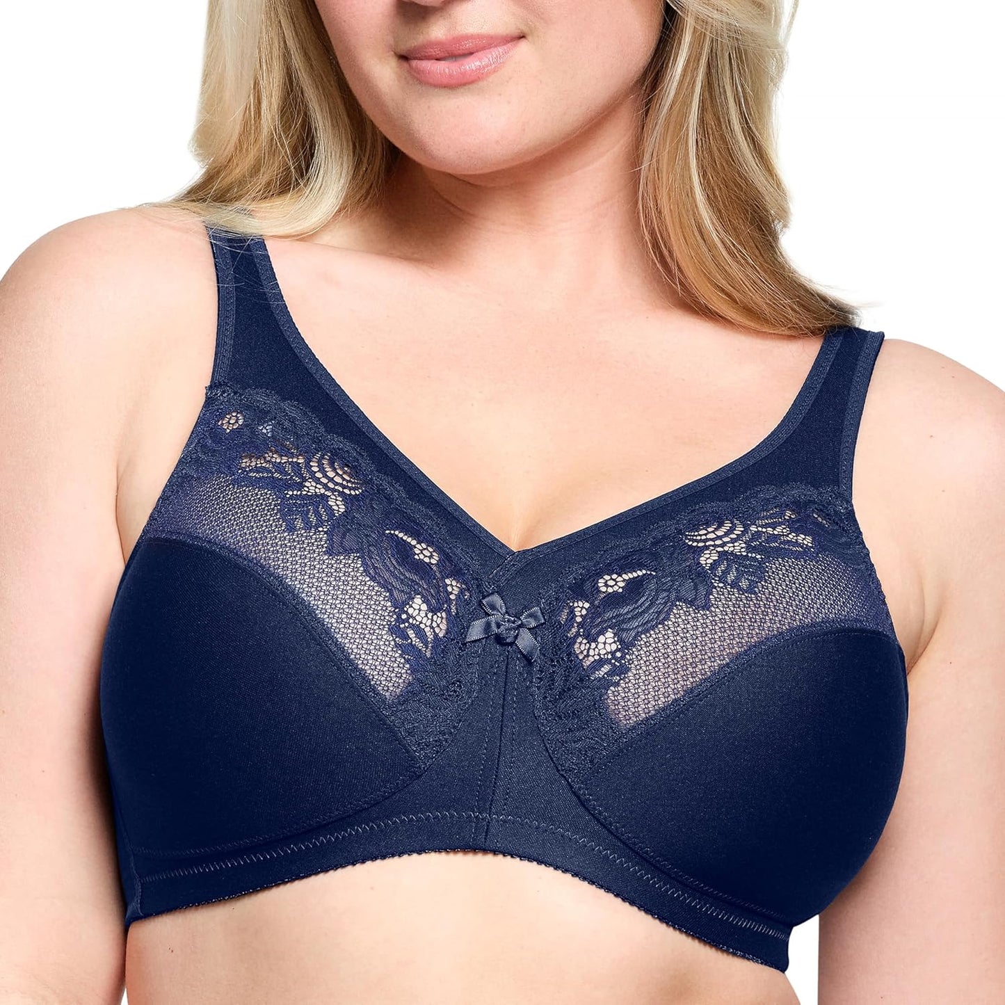 Glamorise Women's Full Figure Wirefree Minimizer Support Bra Review