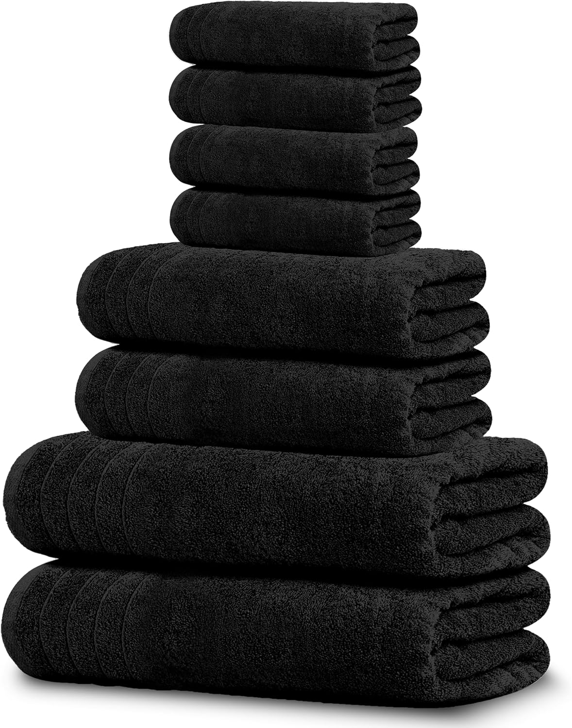 Tens Towels Pack of 8 Towels Set for Ultimate Bathroom Comfort