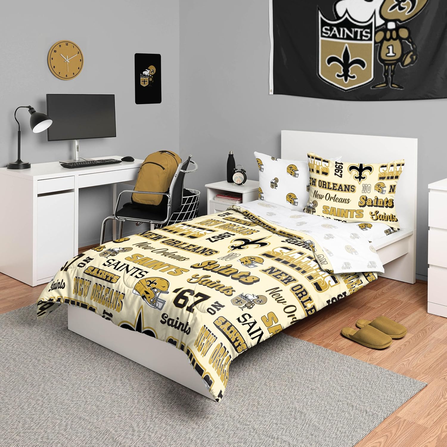 NFL Team Logo Bed in a Bag Comforter Set for Ultimate Fans