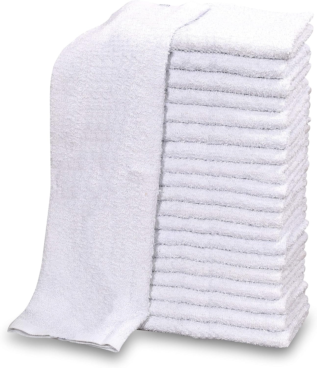 60 PC Cotton Blend White Restaurant Bar Mops for Cleaning Tasks