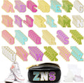 Chenille Letter Patches Self-Adhesive A-Z 156 Pieces - Preppy Varsity