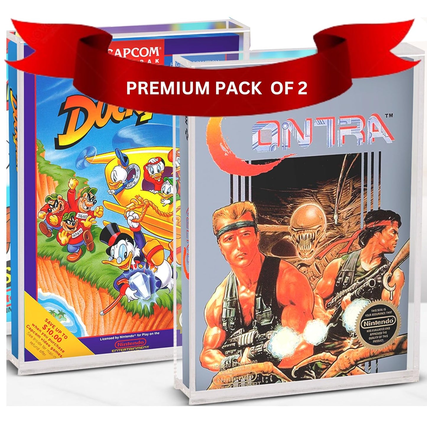 Acrylic Video Game Box Storage Case for Nintendo NES Games