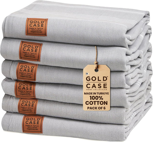 Turkish Beach Towel Set of 6 - Quick Dry & Sand Free Towels