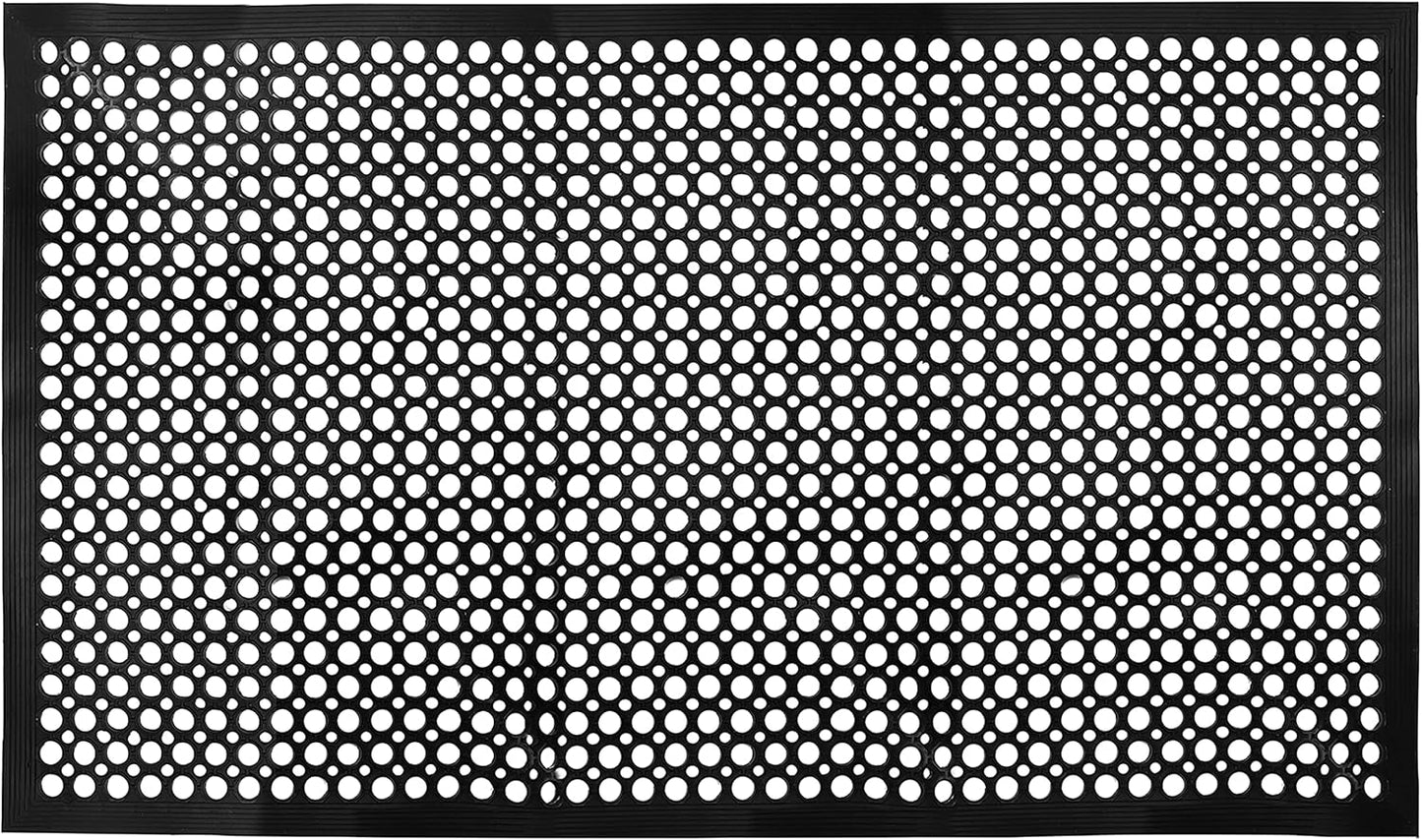 Durable Non-Slip Rubber Door Mat for Indoor and Outdoor Use