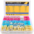 Heat Shrink Wire Connectors Kit 260PCS - Waterproof Marine Grade