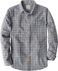 Mens Flannel Shirt Long Sleeve Plaid Button-Down - Warm, Soft Fit best