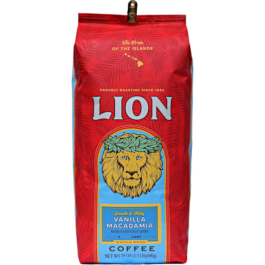 A Taste of Aloha: Vanilla Macadamia Light Roast Whole Bean Coffee
