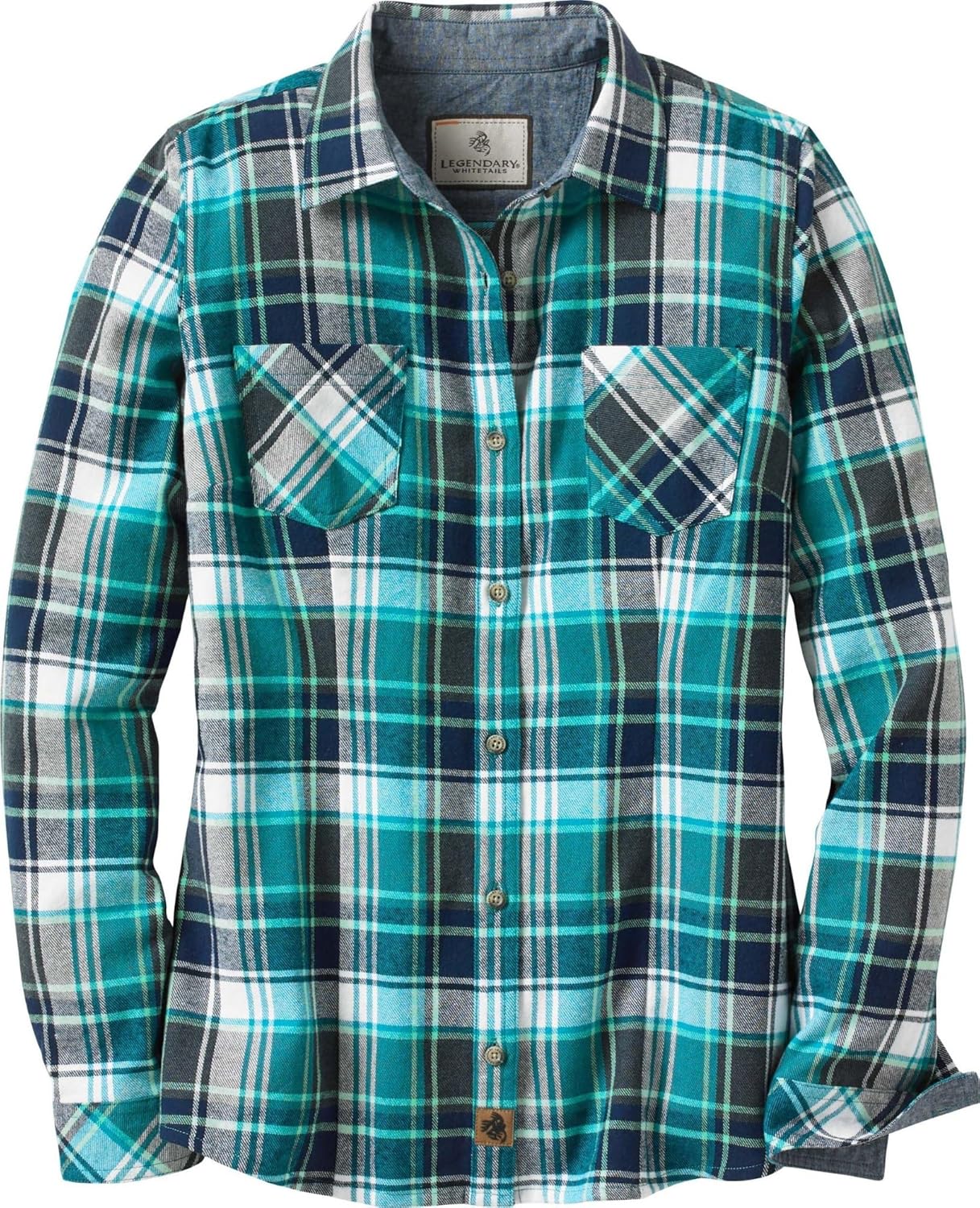 Legendary Whitetails Women's Long Sleeve Plaid Flannel Shirt