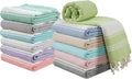 LANE LINEN Turkish Beach Towels Set of 12 - Oversized, Quick Dry