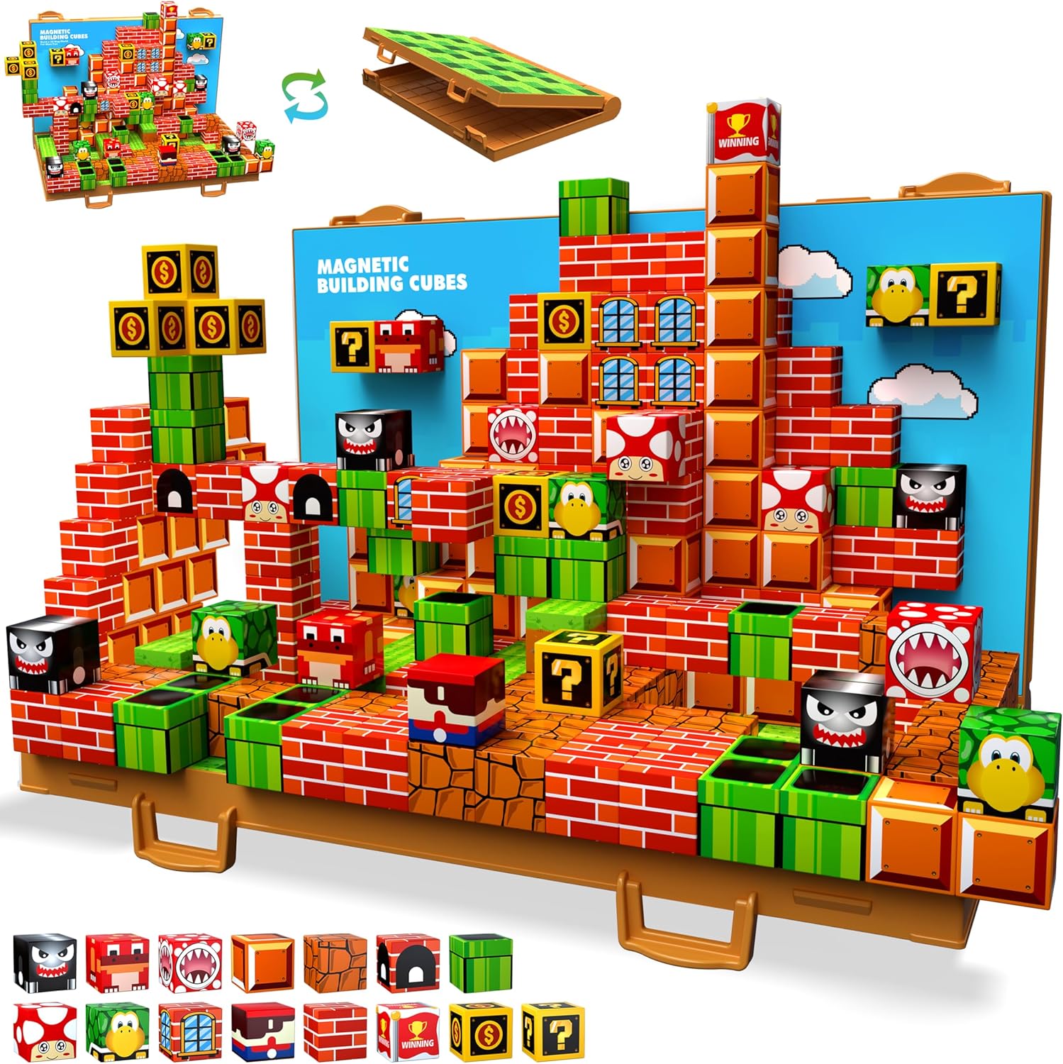 GaHoo Magnetic Blocks for Creative 3D Building Fun for Kids