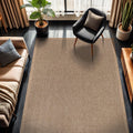 CAMILSON 6x9 Easy Jute Rug for Versatile Indoor and Outdoor Use