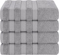 American Soft Linen Salem 100% Cotton 4 Piece Bath Towel Set - 600 GSM
