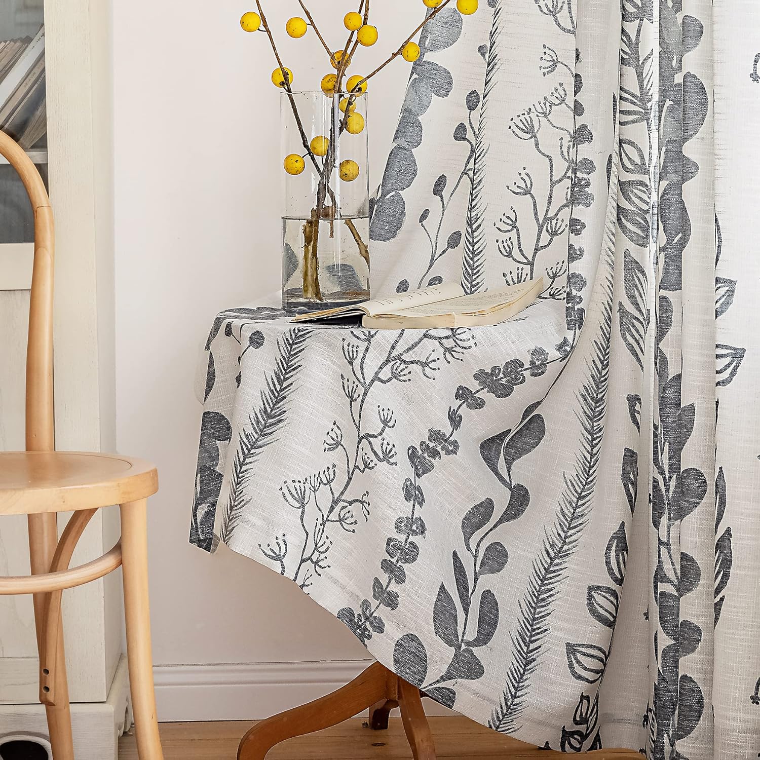 Boho Curtains 108 Inches Length for Living Room Bedroom Decor