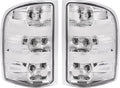 KUAFU Tail Light Lamp Pair Compatible with 2007-2014 Silverado - Clear