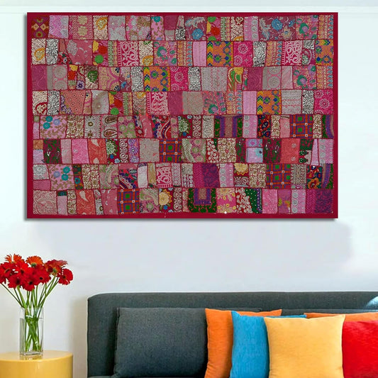 Marusthali Vintage Wall Hanging Handmade Embroidered Tapestry