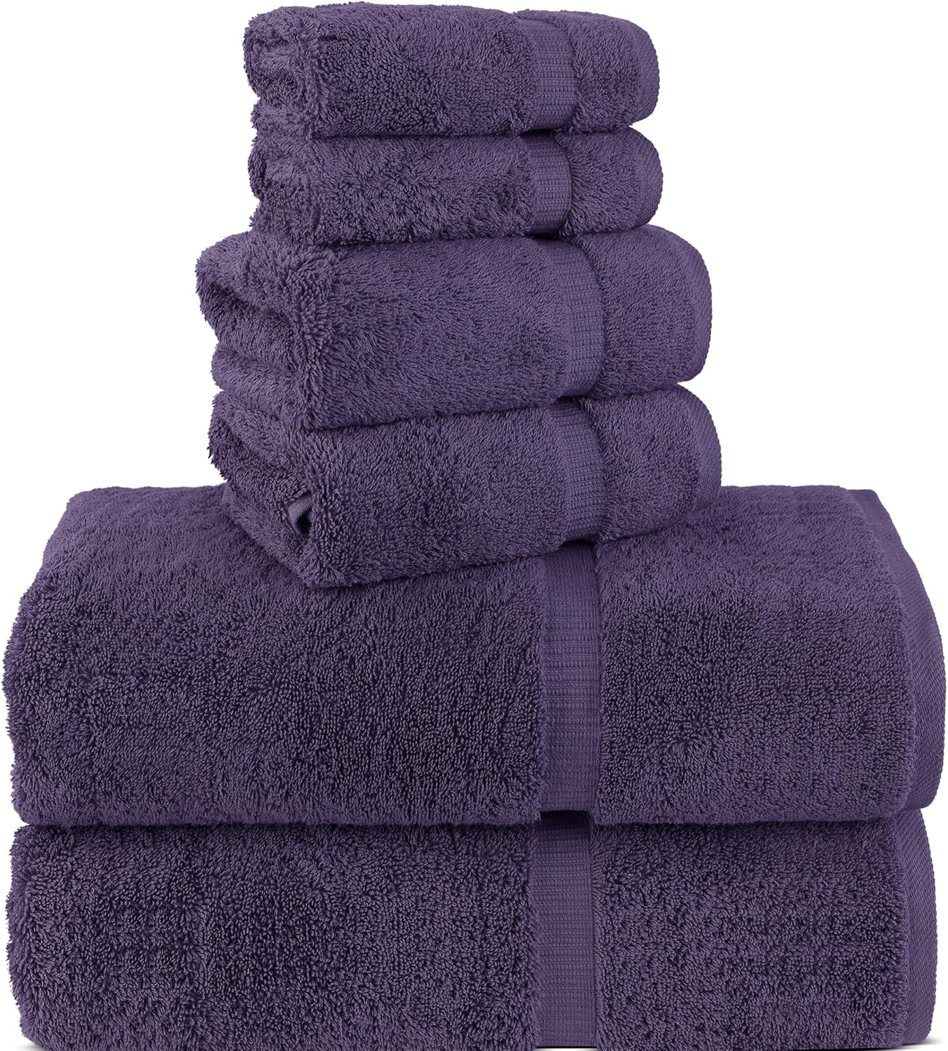 Chakir Turkish Linens Premium Cotton Towel Set for Bathroom