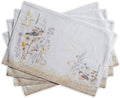 Maison d' Hermine Meadow Florals Placemats Set of 4 - Reusable Cotton