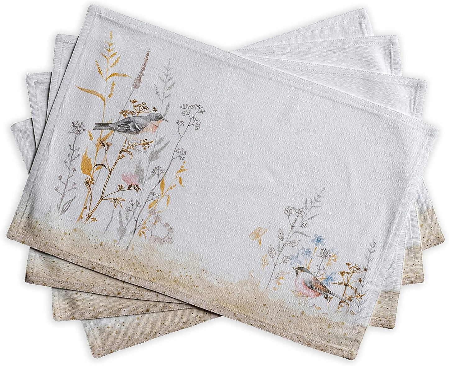 Maison d' Hermine Cotton Placemats Set of 4 for Dining Decor