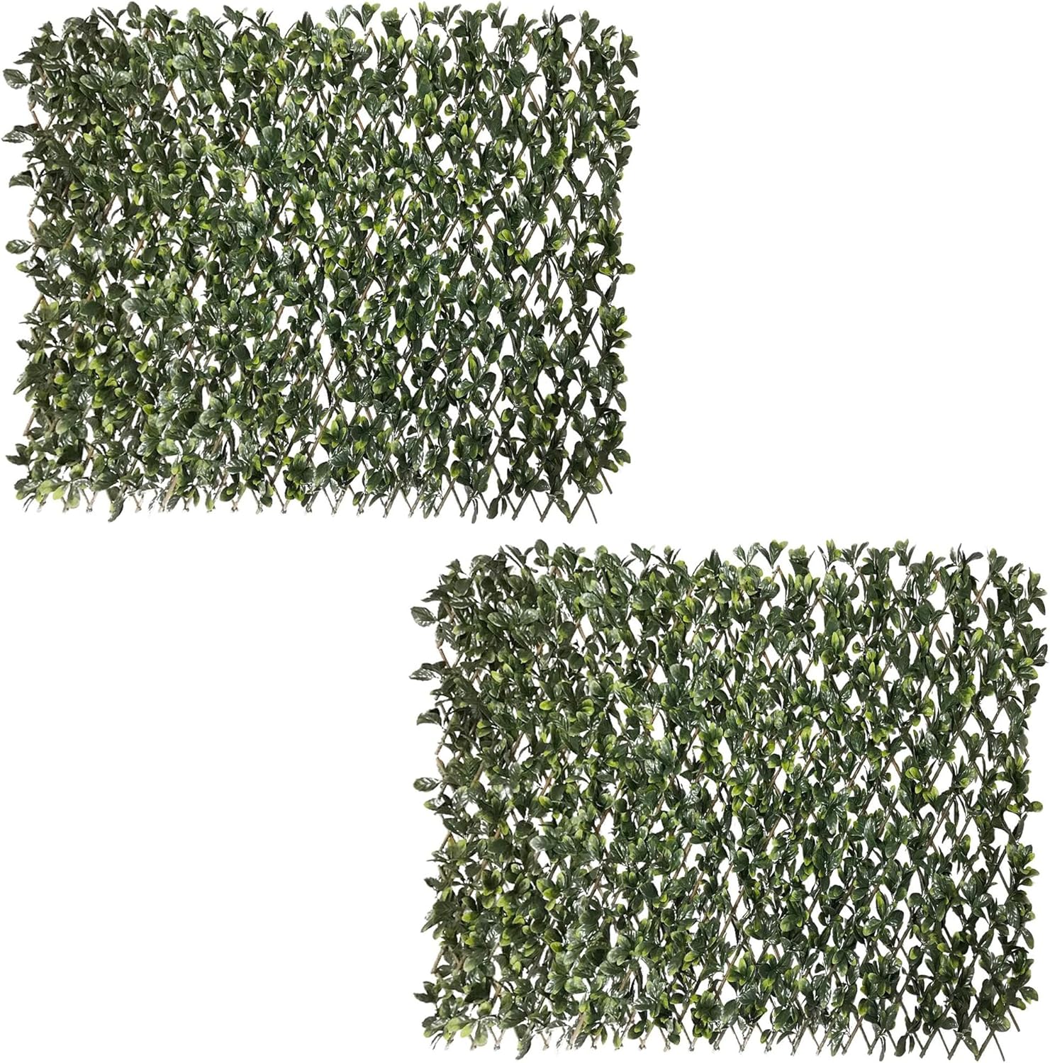 Artificial Expandable Ficus Leaf Privacy Fence Screen for Outdoors