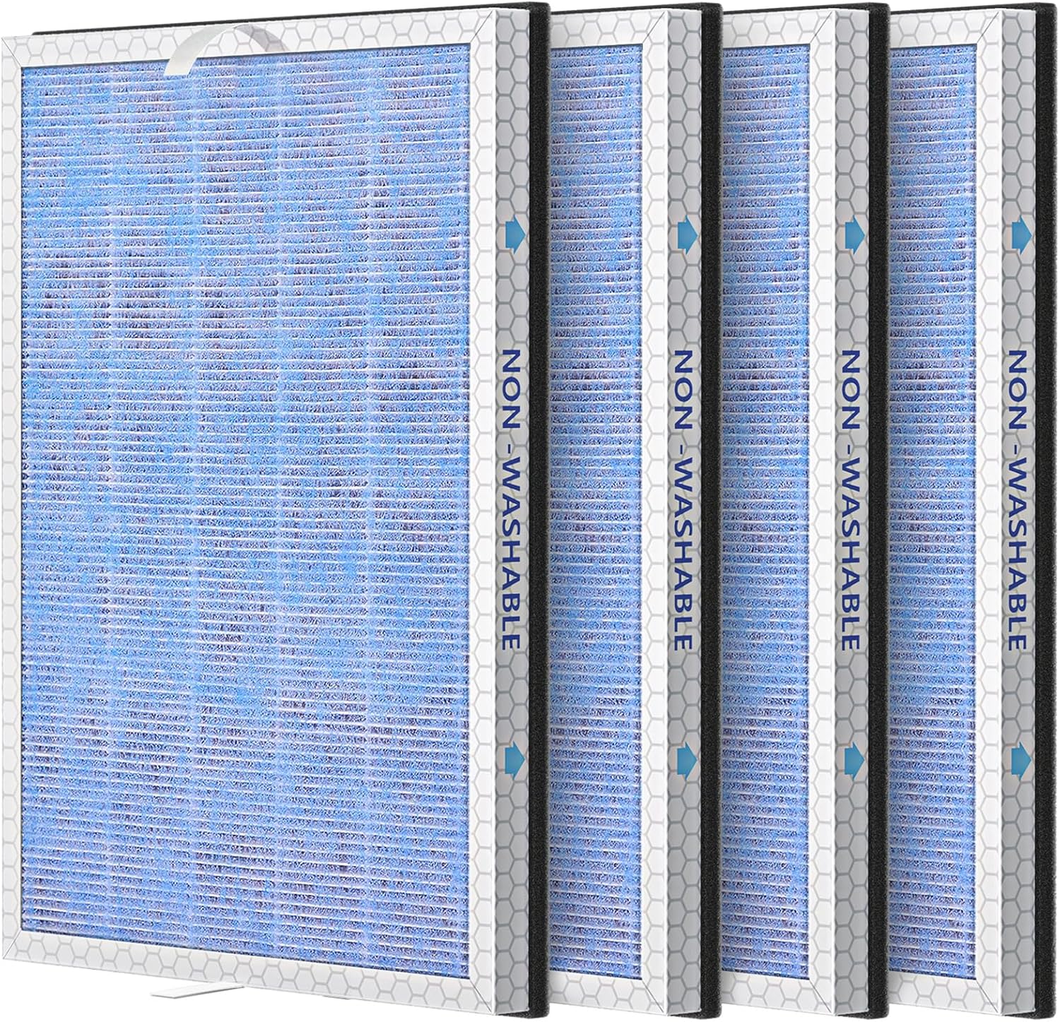 4 Pack MSA3/MSA3S HEPA Replacement Filter for Clean Air