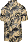 FOCO NFL Team Logo Floral Aloha Shirt for Vibrant Summer Style