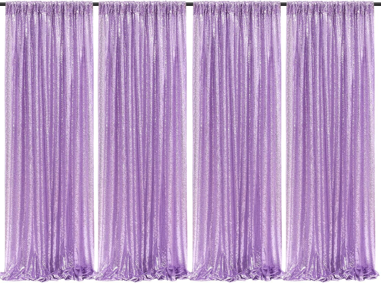 Sparkly Sequin Backdrop Curtain for Weddings and Parties