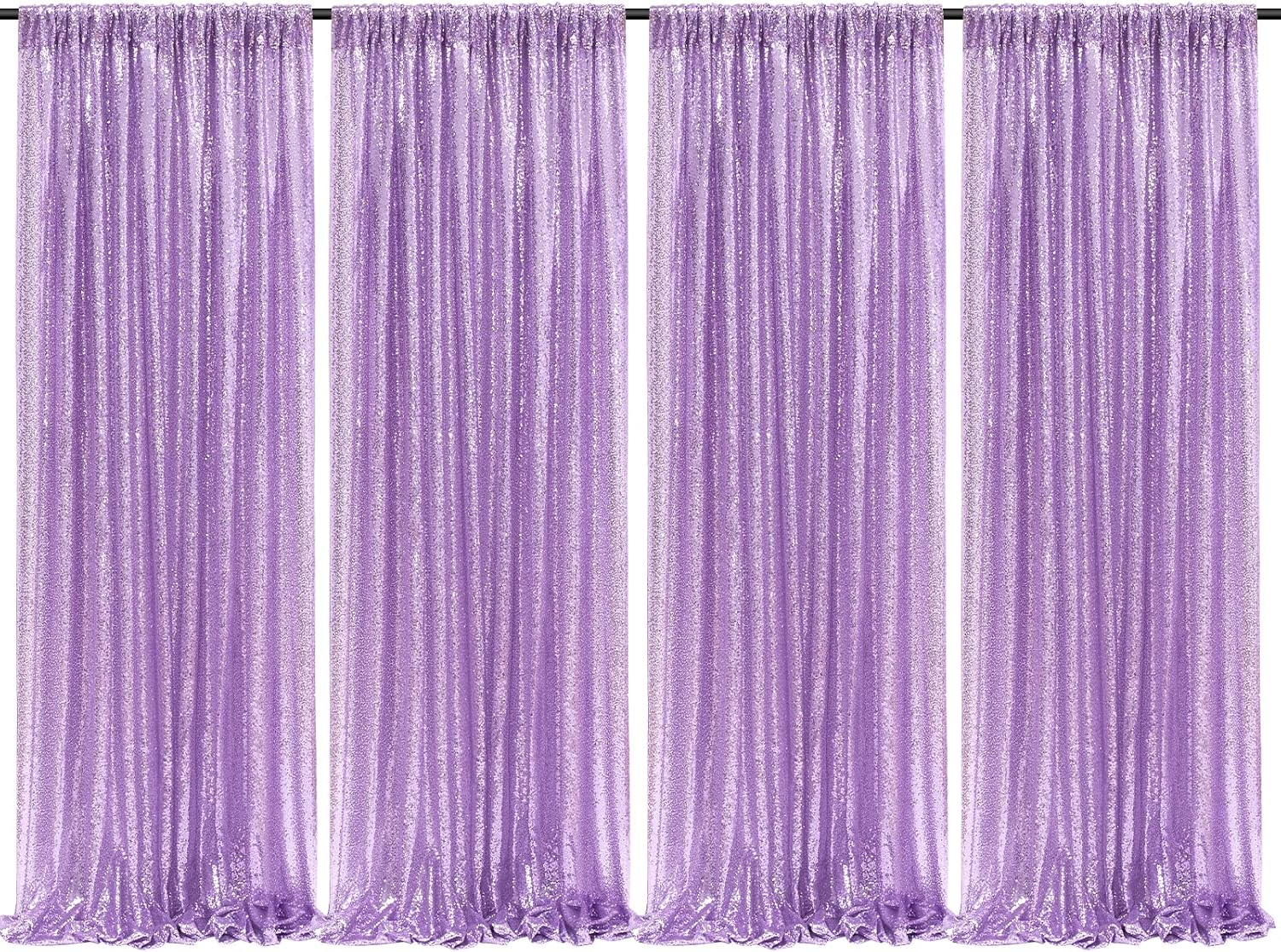 Sparkly Sequin Backdrop Curtain for Weddings and Parties