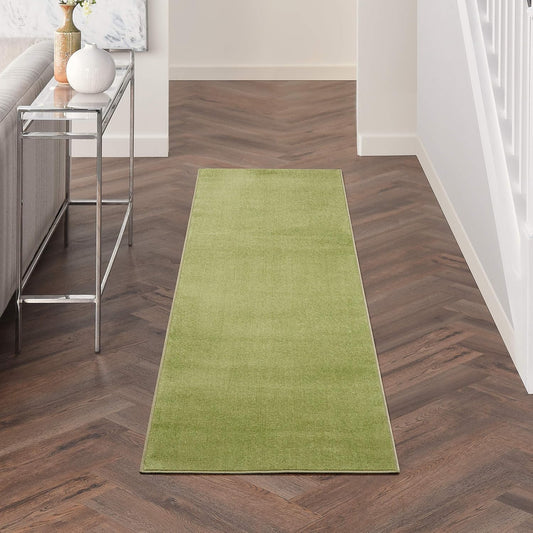 Nourison Essentials Indoor/Outdoor Green 2ft x 6ft Area Rug Review