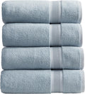 Luxury Bamboo Rayon Bath Towel Set of 4 for Ultimate Comfort