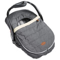 JJ Cole Baby Car Seat Cover Heather Gray - Warm, Stretchy Protection