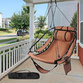 Hammock Chair with Foot Rest and Pillow - Comfortable Outdoor Sky