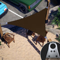 ColourTree Super Ring Right Triangle Sun Shade Sail 13ft x 23ft x