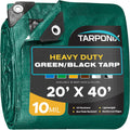 20 ft x 40 ft Dual-Sided Heavy-Duty Tarp - Reinforced, Weatherproof