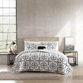 Queen Quilt Set - Reversible Cotton Bedding with Matching Shams