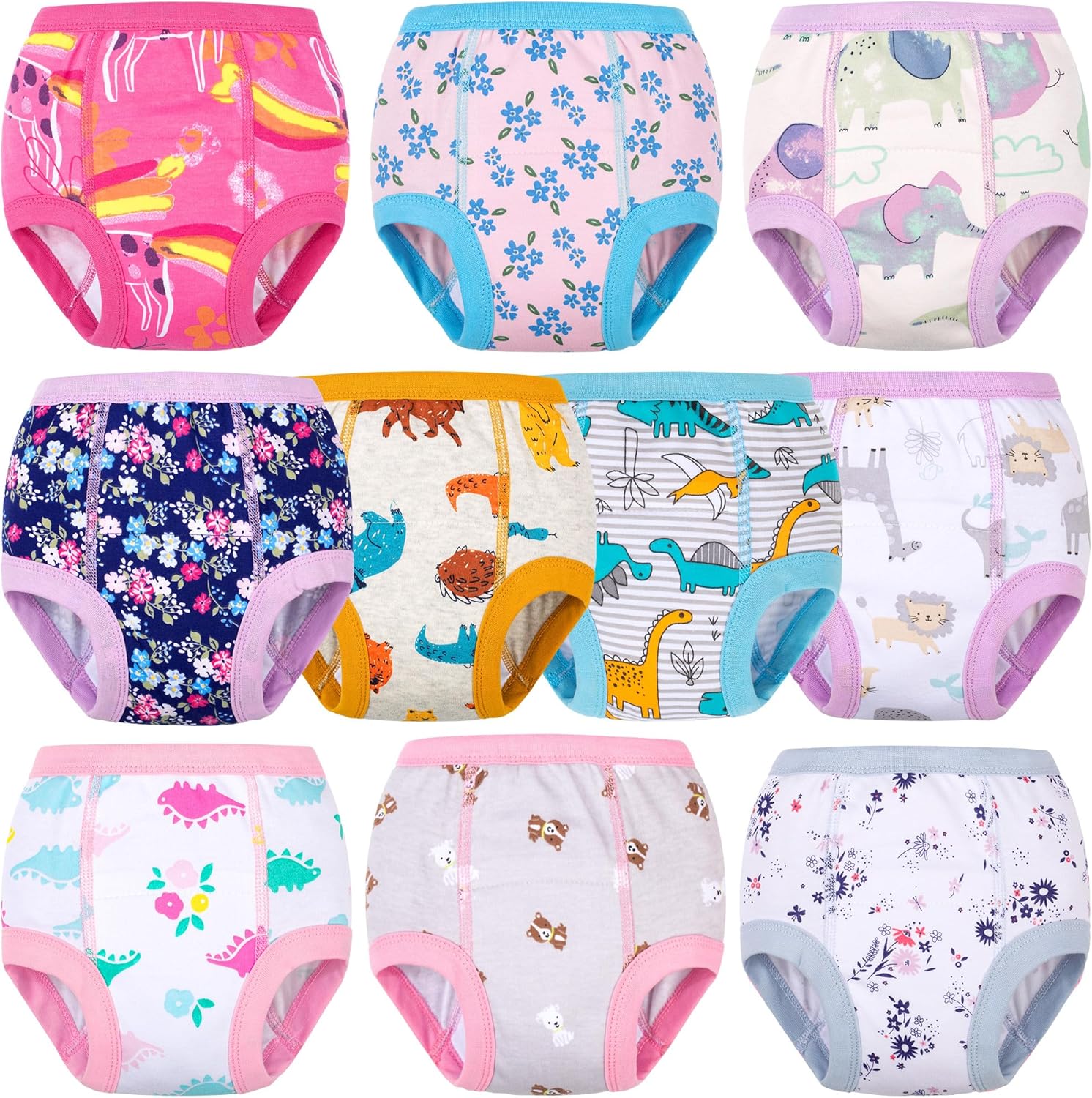 BIG ELEPHANT Training Underwear for Potty Training Kids 12M-9Y
