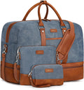 Weekender Bags for Women 3PCS 21in Travel Duffle Set - Shoe