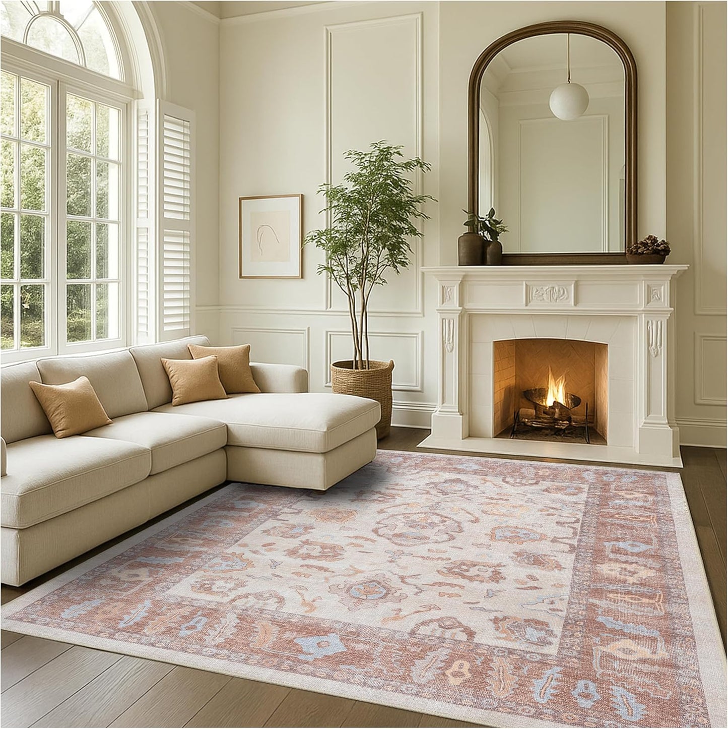 Fame Rugs Modern Oushak Rug 9x12 for Luxury Living Spaces