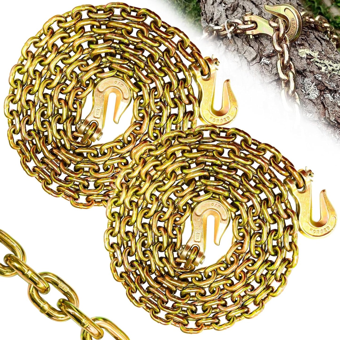 G80 Binder Chain 5/16 Inch Heavy Duty Tow Chain for Lifting
